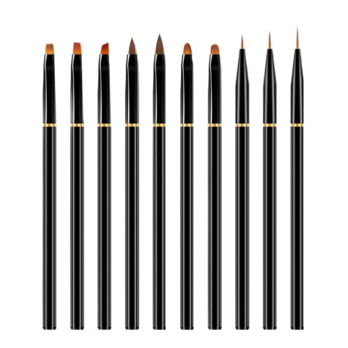 10 Unidades Canetas Para Desenho Unhas Doméstico E 2