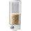 Wall Mounted Automatic Rice Cereal Dispenser Plastic Transparent Storage For Kitchen Pantry 5