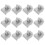 12 Solarkabel- -Halterung 3,80x3,00x1,60 cm 11