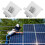 12 Solarkabel- -Halterung 3,80x3,00x1,60 cm 4