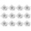 12 Solarkabel- -Halterung 3,80x3,00x1,60 cm 9