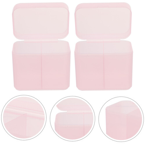 2 Sztuki Puderniczki Do Akcesoriów Do Manicure I Wacików 2