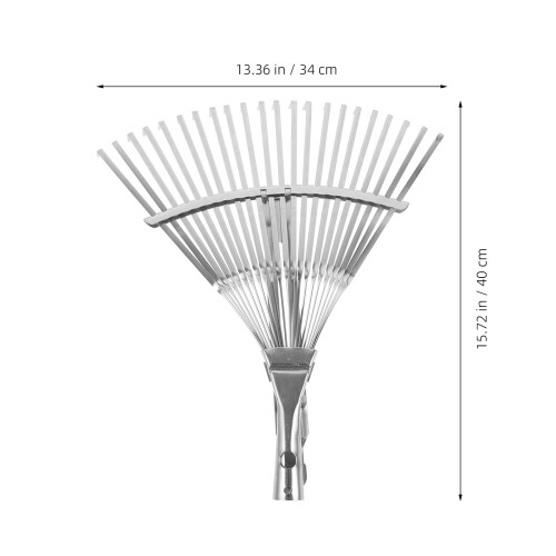 2 Pcs Rake De Para Folhas E Arbustos 1