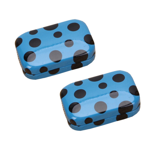 2 Unidades Armazenamento Lentes Azul 1