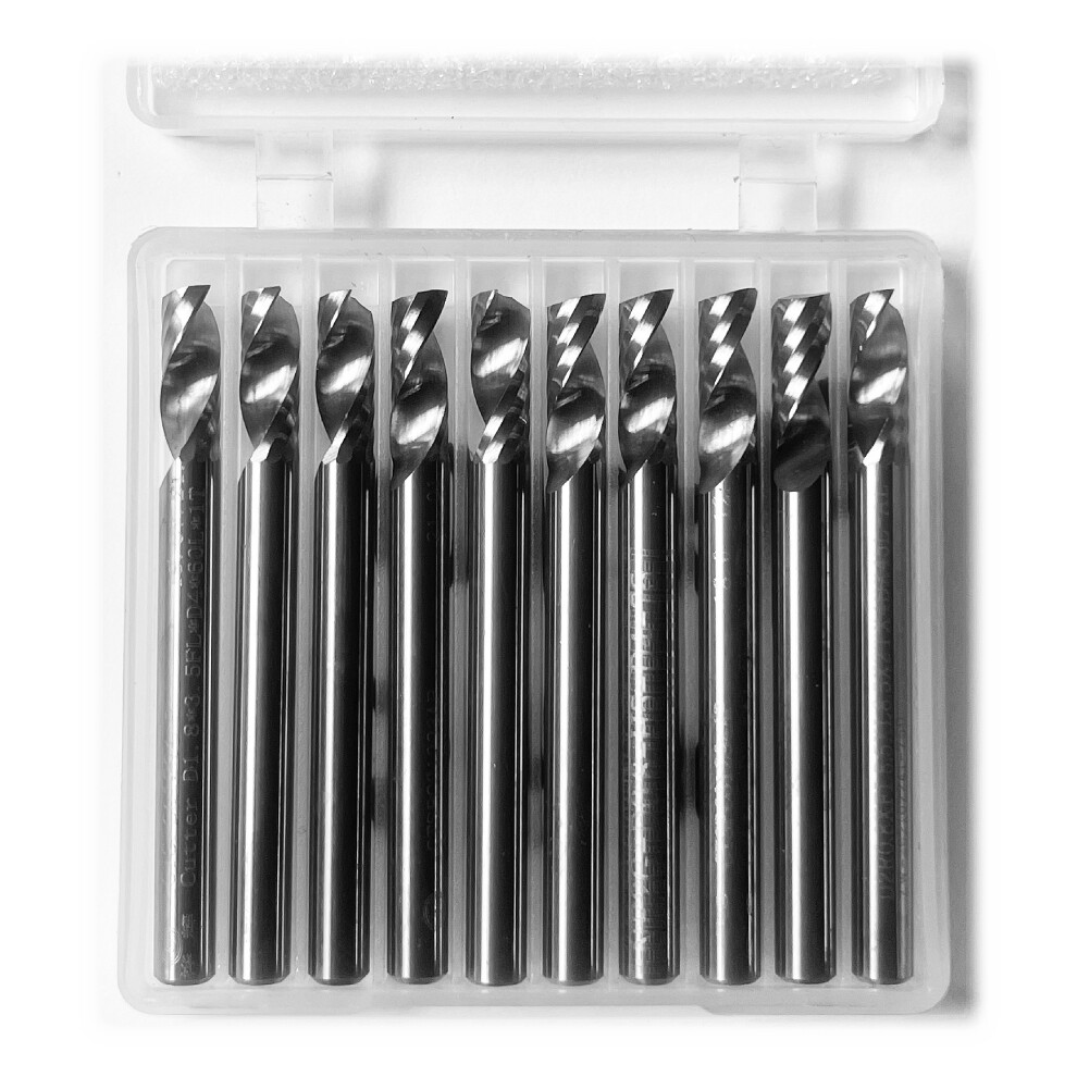 Set Hq Micro Single Flute Milling Cutters (4.0 Mm, 10 Pcs) 8719762764687