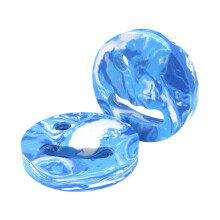 Aquatic Fitness Discs EVA Foam Handheld Swim Training Equipment For Aerobic Exercise Blue