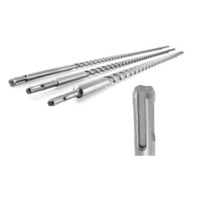 Conjunto de 5 brocas extra longas (60 cm) SDS-plus para concreto (10, 12, 16, 18 e 20 mm )