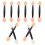 Eyeshadow Brushes Mit Schwarzen Kunststoffgriff Für Make-Up 6,5 Cm 6
