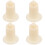 4pcs Scale Feet For Electronic Weighing Pan Plastic White 1
