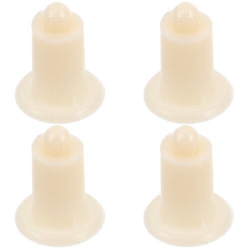 4pcs Scale Feet For Electronic Weighing Pan Plastic White