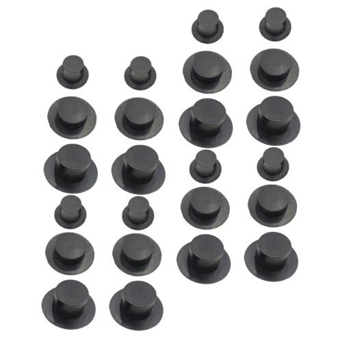 240 Stuks Zwart Diy Sinterklaashoed Kerst Creatief Accessoire