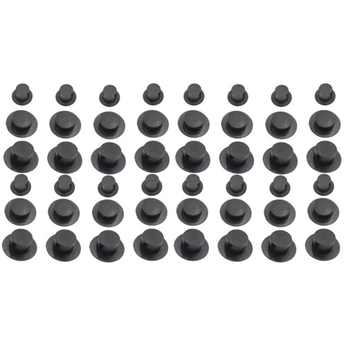 240 Stuks Zwart Diy Sinterklaashoed Kerst Creatief Accessoire 2