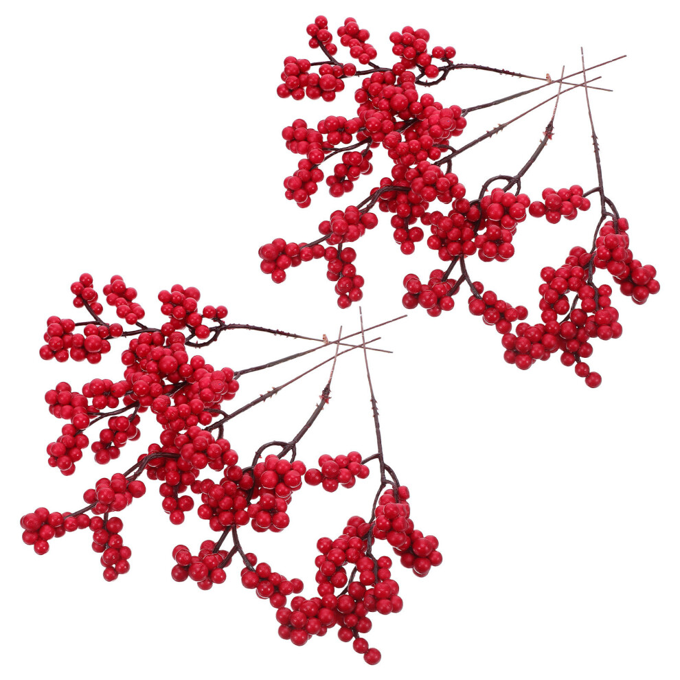 50 Sztuk ŚWiąTeczna Gałąź Z Jagody Dekoracja Diy AranżAcje Kwiatowe-image