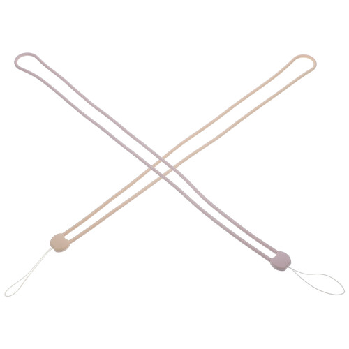 2 Unidades Cordão Silicone Anti Para Chaveiro