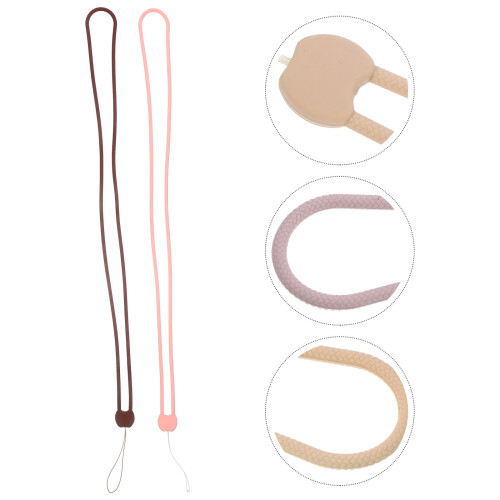 2 Unidades Cordão Silicone Anti Para Chaveiro 2