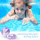 Swimming Exercise Disc EVA Material Flotation Aid For Swimming Training Purple 5