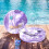 Swimming Exercise Disc EVA Material Flotation Aid For Swimming Training Purple 2