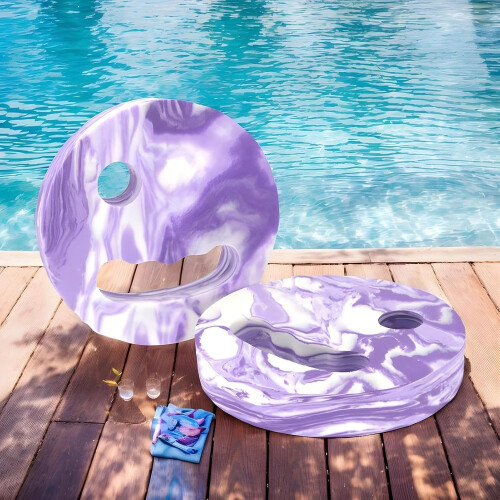 Swimming Exercise Disc EVA Material Flotation Aid For Swimming Training Purple 1