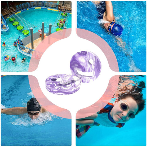 Swimming Exercise Disc EVA Material Flotation Aid For Swimming Training Purple 2