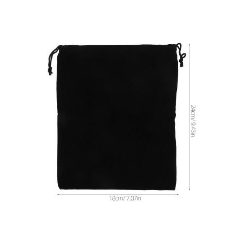 Custodia Velluto Nera Borsa Con Coulisse Per Kalimba 1