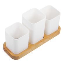 Chopstick Storage Box Utensils Cutlery Drainer Modern Weiß