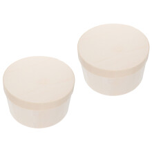 Cheesecake Verpackungsbox Rund Holz 2