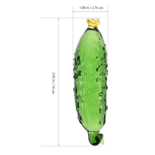 Glass Gurken Statue, Simulierte Gemüse Für 1