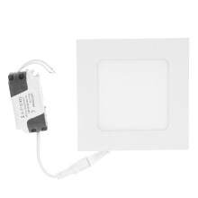 -265V 6W 480Lm 3000-3500K 30-LED Quadratische Deckenleuchte