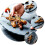 Schieferplatte Blattform Sushi Snackteller Dessertteller 8
