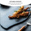 Schieferplatte Blattform Sushi Snackteller Dessertteller 11