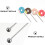 4Stk Donut Form Mixer Rührstäbchen Cocktail Rührer 7