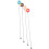 4Stk Donut Form Mixer Rührstäbchen Cocktail Rührer 5