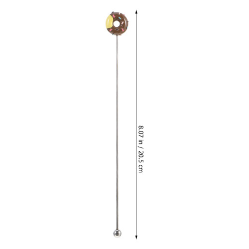 4Stk Donut Form Mixer Rührstäbchen Cocktail Rührer 1