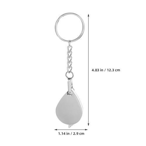 2Stk. Taschenlupe 10X Optischem Mit Schlüsselband 1