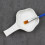 Ink Dish Flat Lid White 40pcs 3.7x2.4x0.8in 8