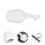 Ink Dish Flat Lid White 40pcs 3.7x2.4x0.8in 3