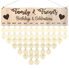 1 Set Verjaardag En Herinneringsbord Thuis Diy Wandkalender