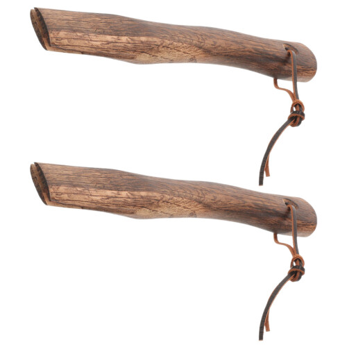 8 Pezzi Impugnatura Per In Legno Massiccio 26 Cm 2