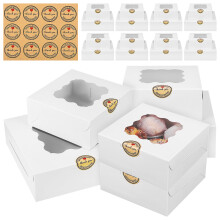 20 Cupcake Boxen Papier Mit