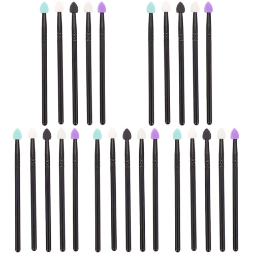 25 Silicone Oogschaduwborstels Professionele Make-upborstels 1