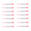 1 Set Make-upborstels Siliconen Koppen Lippen- En Oogschaduwapplicator 6