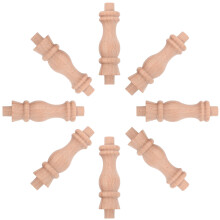 10Stck Baluster Für Wohndekoration 6,2x1,8x1,8 Zoll