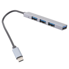 Alloy Usb Hub 4-Port Otg Dock -C Auf Usb 2.0