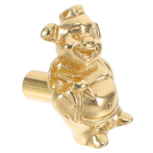 Vintage Messing Griffknöpfe Schwein Geformt Für Schubladen Möbel