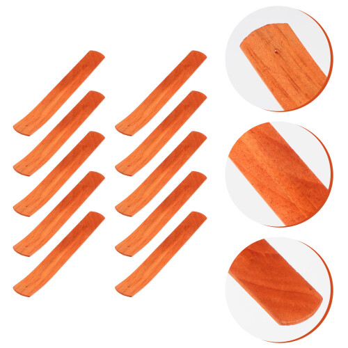 10Stk Holz Räucherstäbchenhalter (Khaki) 2