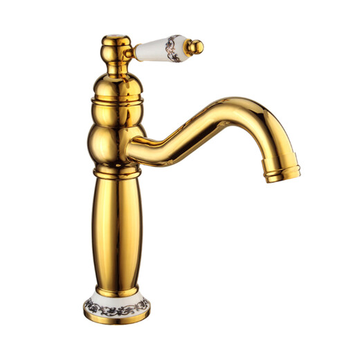Badezimmer Massivem Messing Für Waschtisch (Gold)