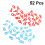 52 Alphabet Weinglas Marker Silikon Schild Rot 7