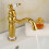 Badezimmer Massivem Messing Für Waschtisch (Gold) 4