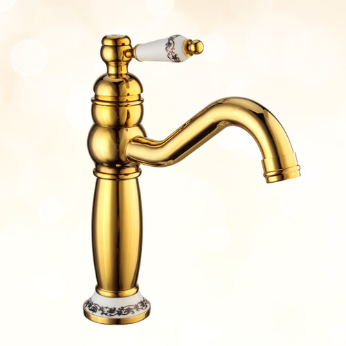 Badezimmer Massivem Messing Für Waschtisch (Gold) 2