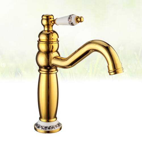Badezimmer Massivem Messing Für Waschtisch (Gold) 1